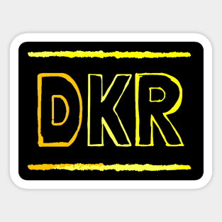 DKR DAKAR SENEGAL Sticker